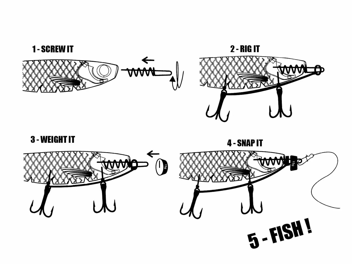 Pike Rig Heavy by VMC - Exklusiv von VMC - Nur €14.79! Neu bei BigBaitBrothers