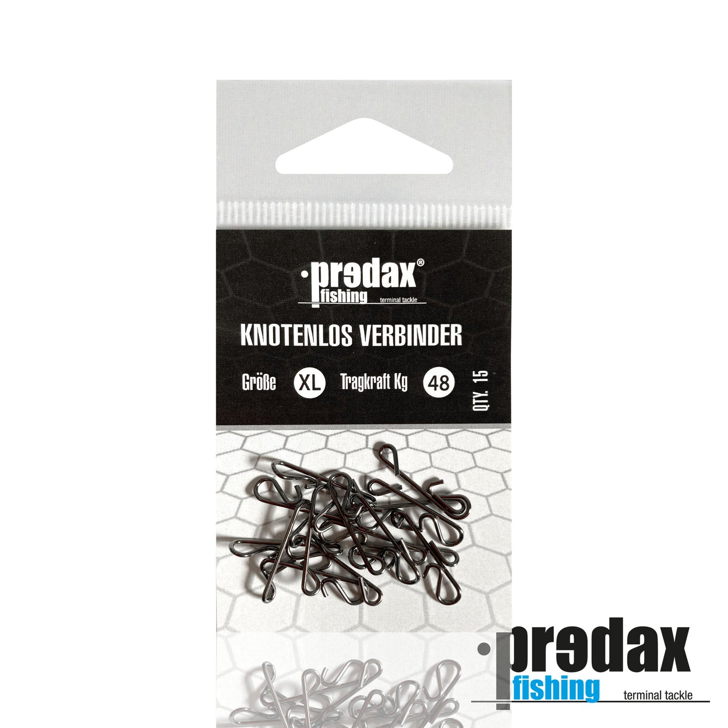 Knotenlosverbinder von Predax schwarz nickelfarben - 15 Knotenlosverbinder - Exklusiv von Predax - Nur €2.69! Neu bei BigBaitBrothers