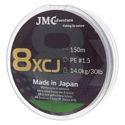 8XCJ Green - 8fach geflochtene Schnur von JMC - Made in Japan - 150m - Exklusiv  von JMC - Nur €27.37! Neu bei BigBaitBrothers