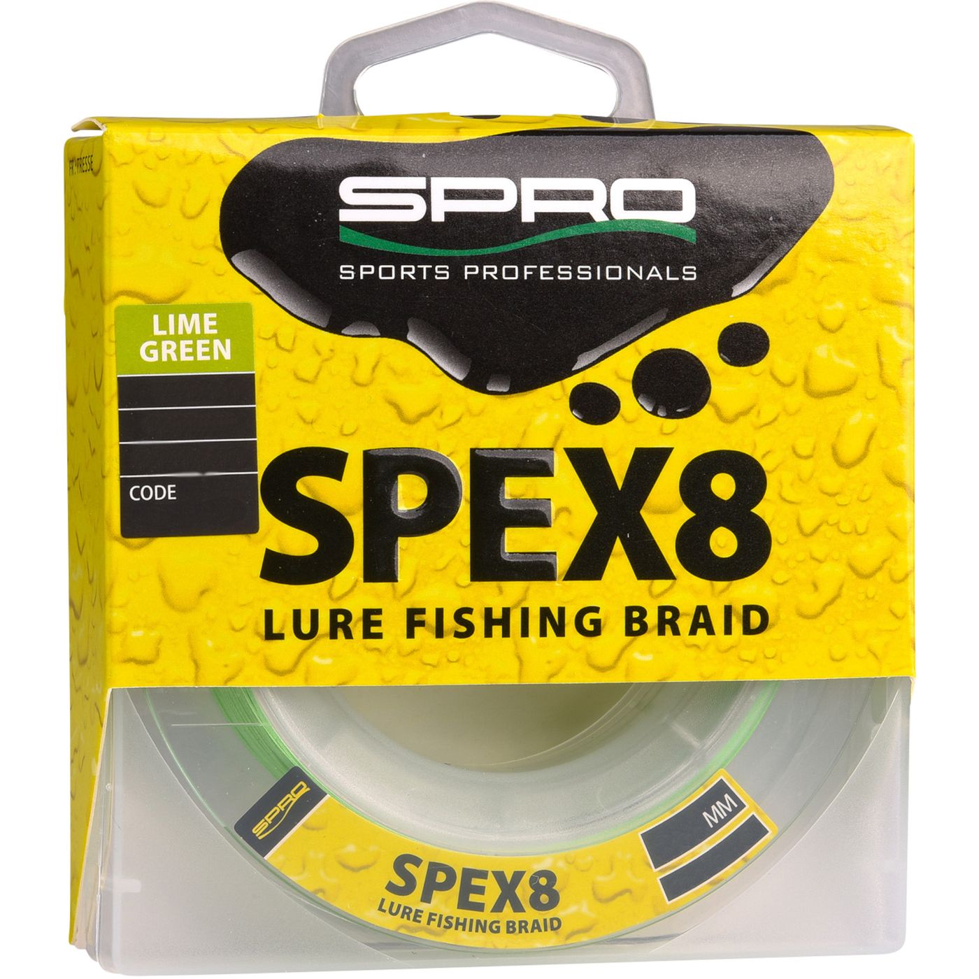 Spro SPEX 8 Braid Lime Green - Geflechtschnur by SPRO - 150m - Exklusiv  von SPRO - Nur €18.79! Neu bei BigBaitBrothers