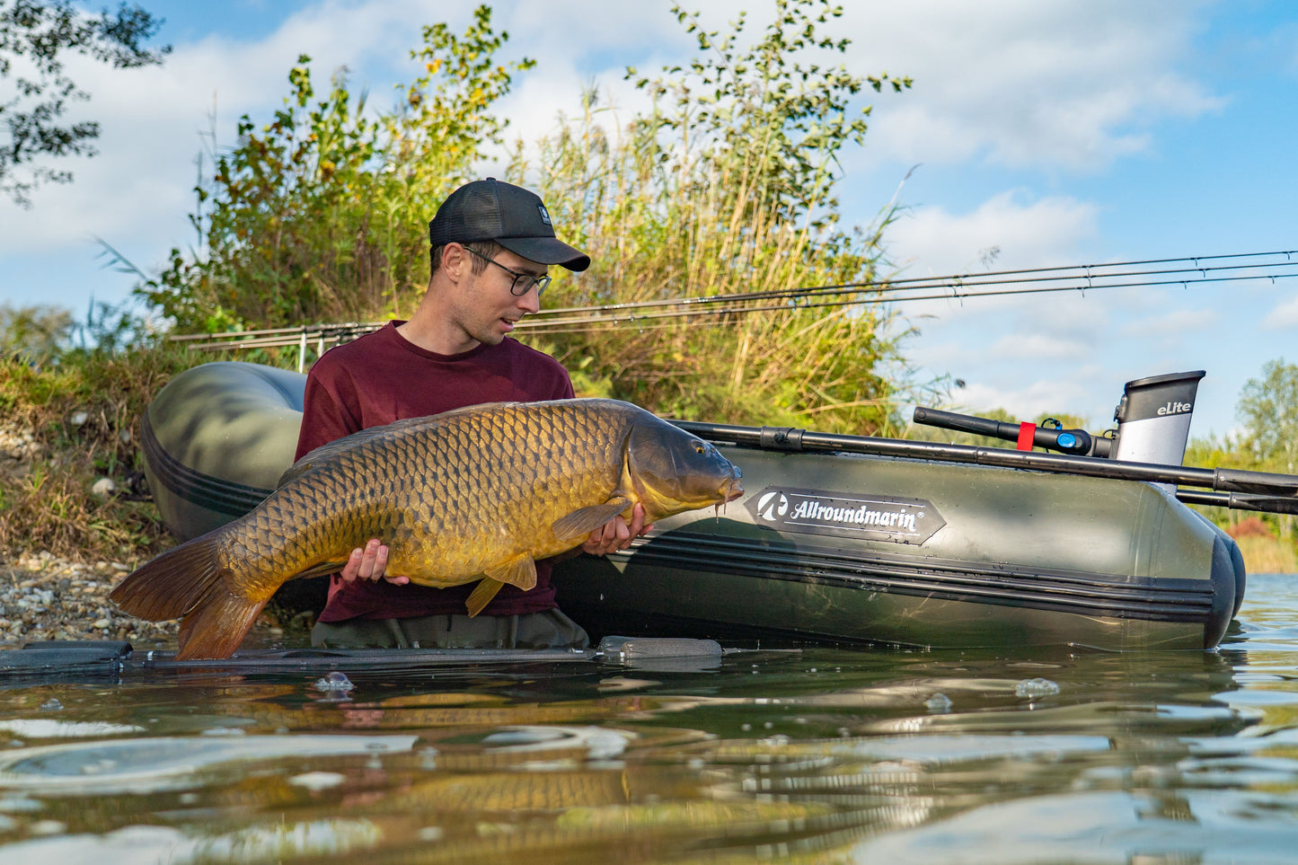 Allroundmarin Xtream 335 olivgrün Aluboden