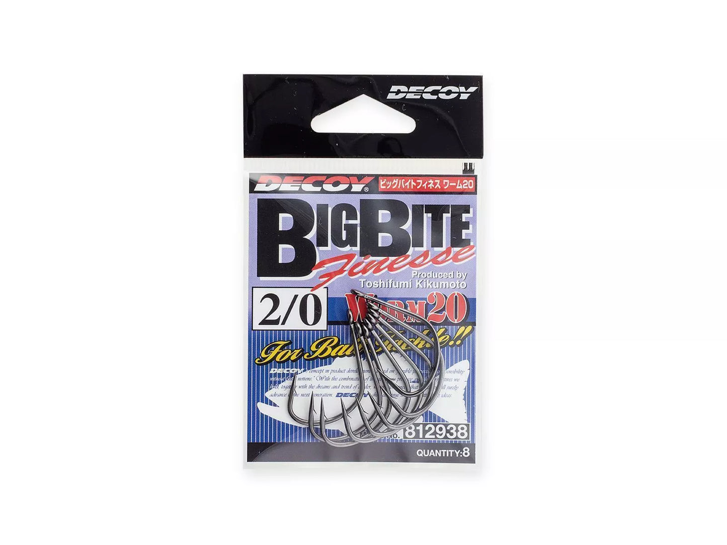 Big Bite Finesse Worm20 (DECOY) - Exklusiv  von DECOY - Nur €3.99! Neu bei BigBaitBrothers