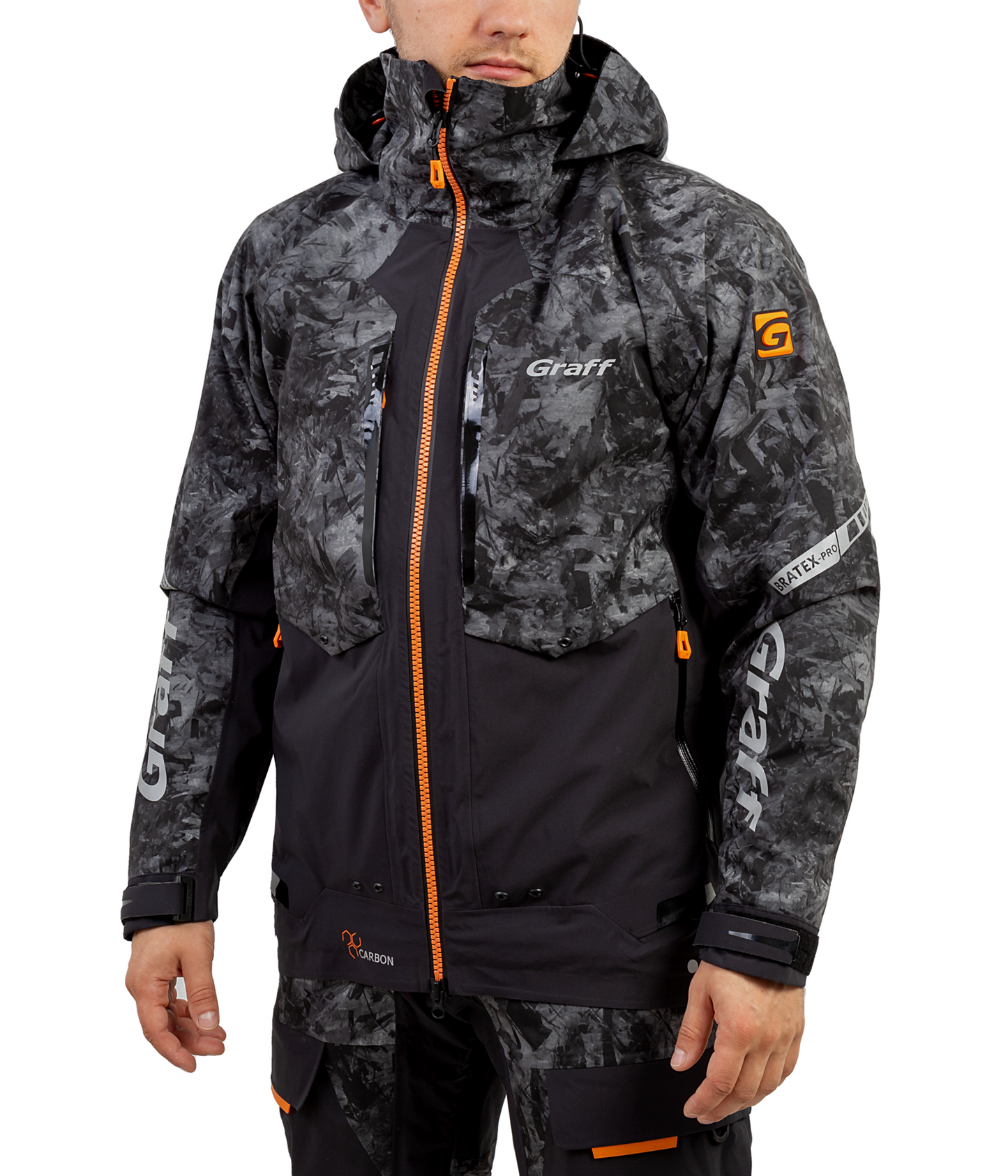 Rainproof Jacket 631-B-8 Edition 2.0 - Exklusiv V-Neck Herrenshirt von Graff - Nur €239! Neu bei BigBaitBrothers