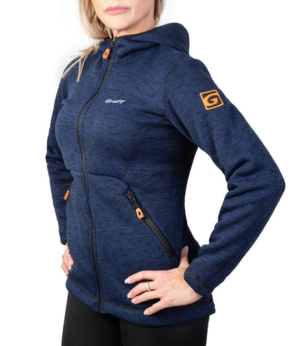 Outdoor Warm Hoodie 229-BL-9-D für Damen von GRAFF - Exklusiv Outdoorkleidung von Graff - Nur €76.99! Neu bei BigBaitBrothers