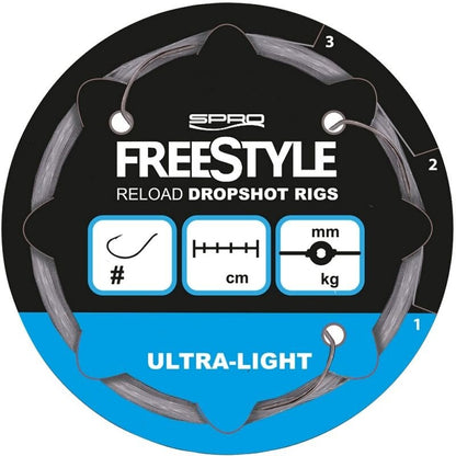 Freestyle Reload Dropshot Rigs 0,18 mm von SPRO | 3 Stk. - Exklusiv  von SPRO - Nur €2.99! Neu bei BigBaitBrothers