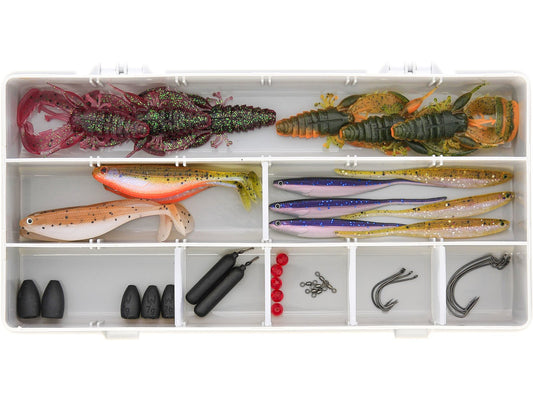 PERCH BOX DROPSHOT + TEXAS & CAROLINA