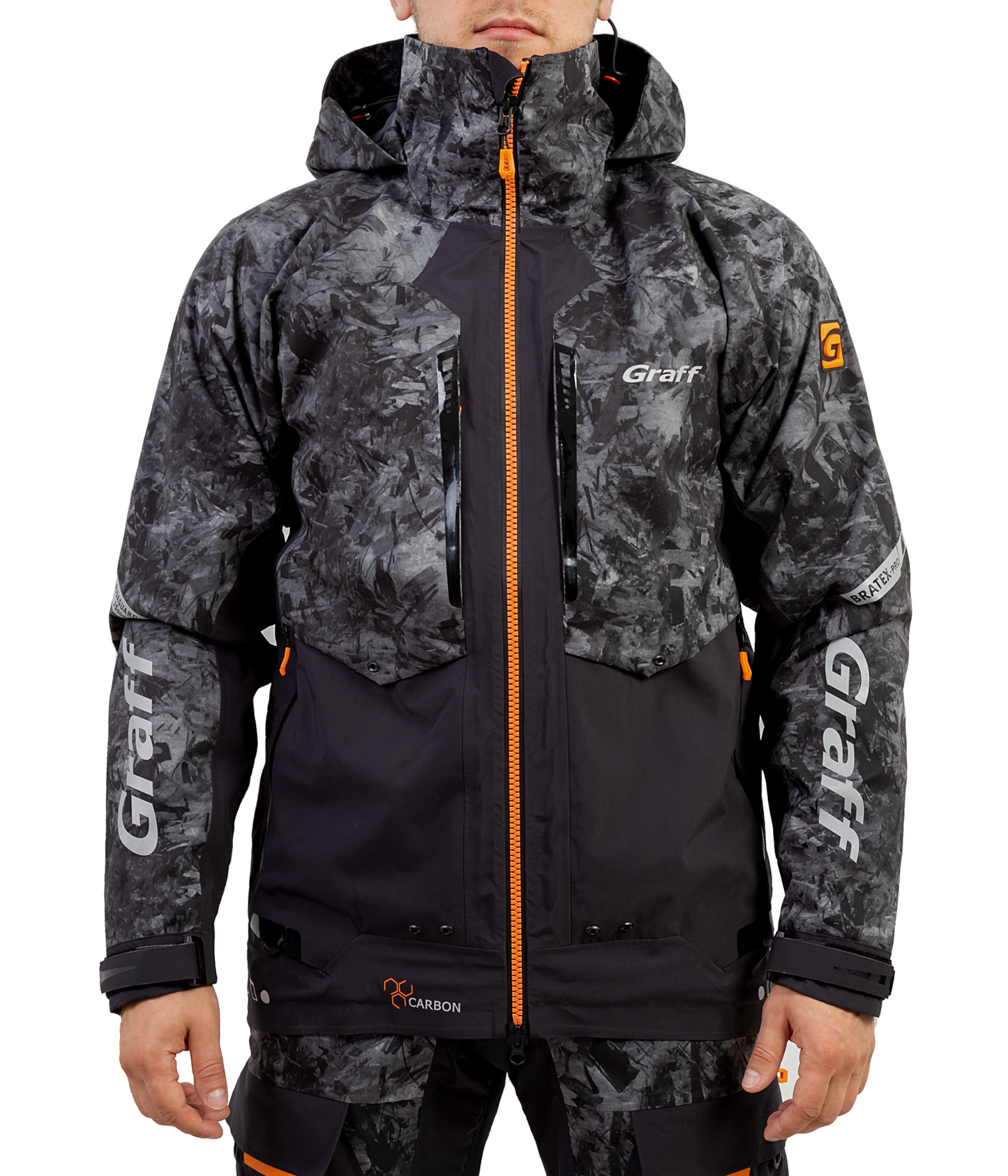 Rainproof Jacket 631-B-8 Edition 2.0 - Exklusiv V-Neck Herrenshirt von Graff - Nur €239! Neu bei BigBaitBrothers