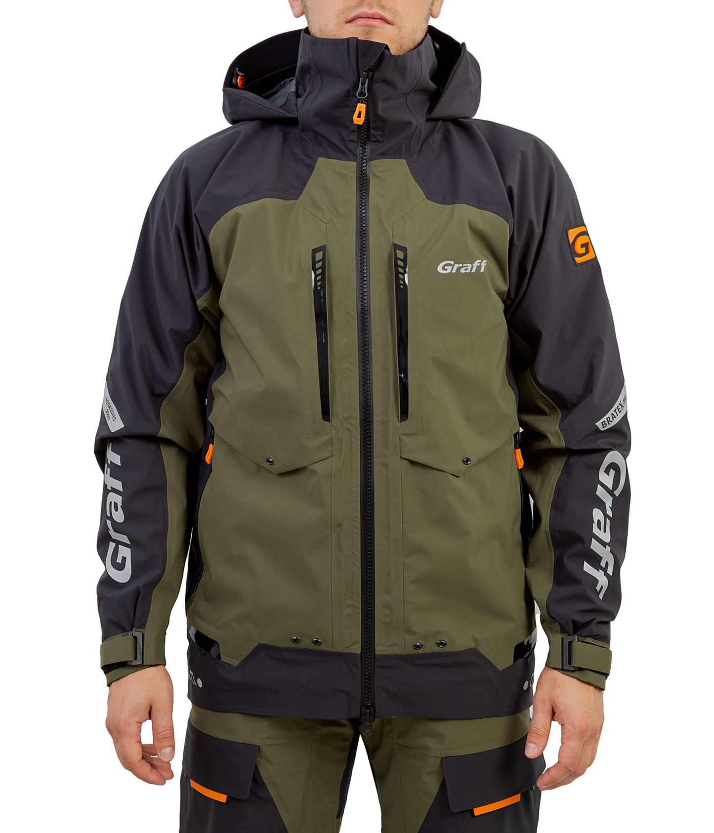 Rainproof Jacket 631-B-7 Edition 2.0 - Exklusiv V-Neck Herrenshirt von Graff - Nur €245! Neu bei BigBaitBrothers