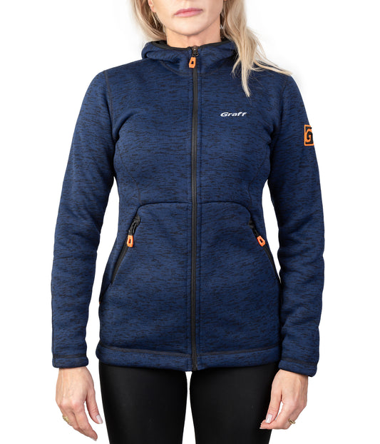 Outdoor Warm Hoodie 229-BL-9-D für Damen von GRAFF - Exklusiv Outdoorkleidung von Graff - Nur €76.99! Neu bei BigBaitBrothers