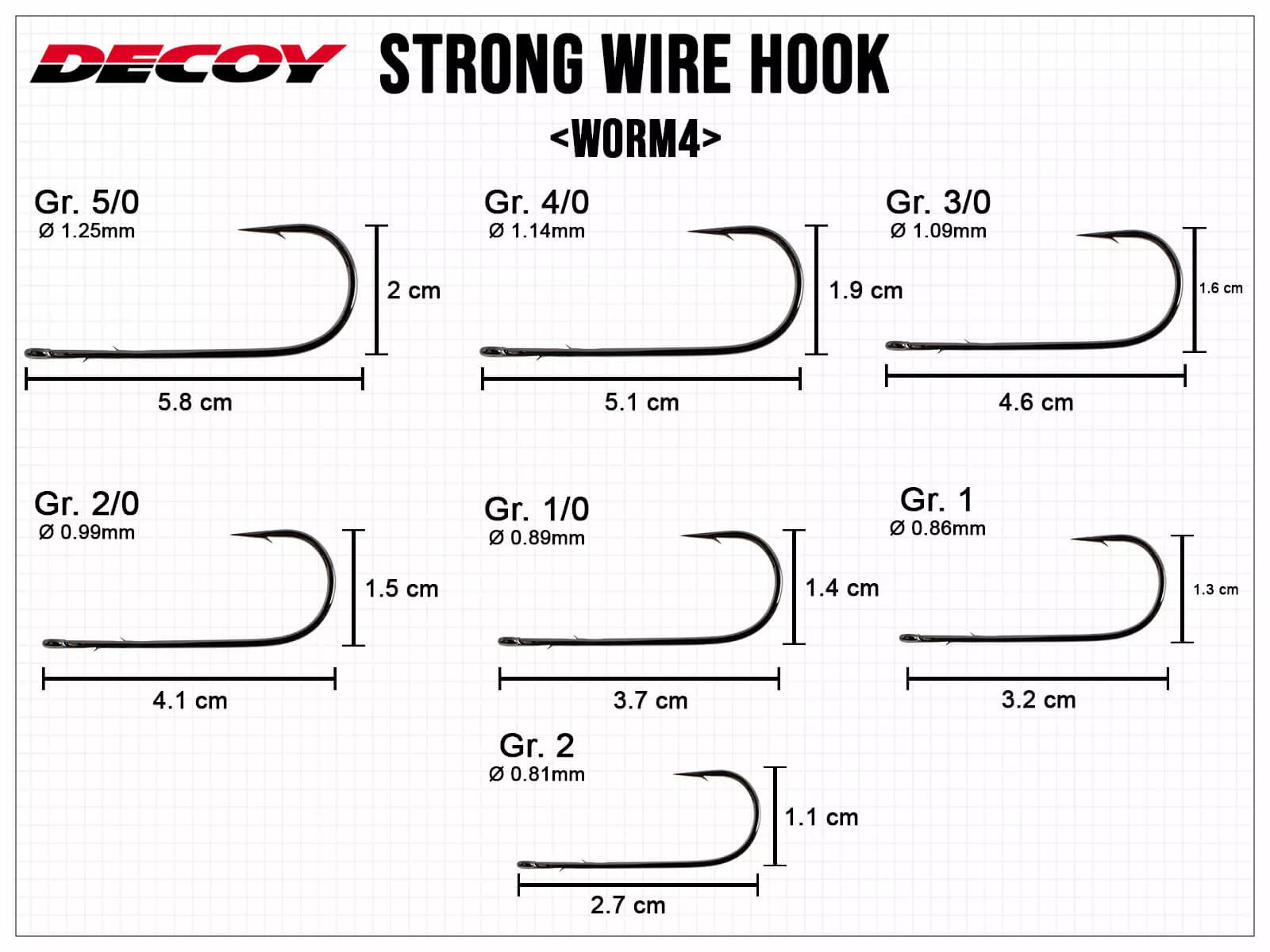 Strong Wire Hook Worm4 - Exklusiv  von DECOY - Nur €3.99! Neu bei BigBaitBrothers