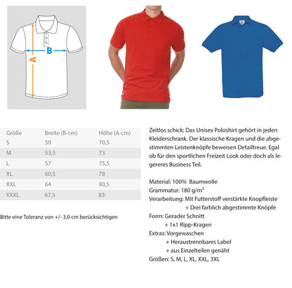 B!g - Poloshirt - Stickdesign  - Polo Shirt - Exklusiv Herren Poloshirt Stick von Shirtee - Nur €29.95! Neu bei BigBaitBrothers